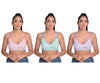PRINTED MADAM COTTON BRA (PACK OF 3)