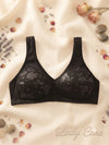 Floral Lace Comfort Bra
Designed with wide, comfortable shoulder straps that help distribute weight evenly and prevent digging, ensuring all-day support