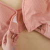 Big Women's Beautiful Back Wireless Integrated Cup Vest Front Button Plus Size Sexy Bra Seamless Design Free Size Available