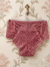 Intricate floral lace paired with side-tie detailing for the ultimate feminine charm a ( Pack OFF Three )