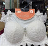 Sexy Lingerie Floral Pushup Bra Gathering Lace and Bowknot Bra Underwire Brassiere Adjustable Women's Underwear