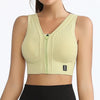 Front Zipper Sports Bra Quick-drying High-elastic Fitness Sports Bra