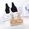 Women Plus Size Vest Sports Bra Without Chest Pad and Steel Rina Sinale-laver Bra Lingerie for Women