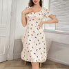 Hot Selling Soft Breathable V-Neck Short Sleeve Women Cozy Sleep Dress