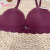 High Quality Triangle Cup Girls' Bra Wireless Fashion
Women's Breathable Solid Color Smooth Bra Thin Sexy Summev