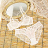 Lace Push-Up Underwire Bra Adjusted straps Solid Ultra-Thin Breathable Spandex/Nylon Logo Waist