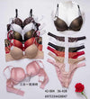 Shimmer Double Padded wire Bra set