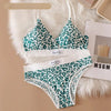 Seamless printed Light padded Wireless Bra