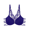 Front open Back Butterfly Wire Bra set