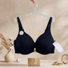 Premium textured ribbed fabric
«delicate
gold- tone center charm, supportive contoured cups, and comfortable adjustable straps.