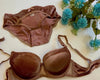 Velvet Pushup wire Bra Set