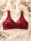 Floral Lace Comfort Bra
Designed with wide, comfortable shoulder straps that help distribute weight evenly and prevent digging, ensuring all-day support