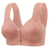 Women's Seamless Ice Silk Sports Bra Sexy Vest-Style with Front Buckle and Fixed Cup for Middle-aged and Elderly for
Summer Bra
