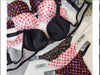 Tiger Underwear Victoria Bra & Brief Sets Women Fashion Diamond Rhinestone Shoulder Strap Thong Underwear Ladies
Underwear Set