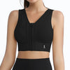 Front Zipper Sports Bra Quick-drying High-elastic Fitness Sports Bra