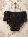 Intricate floral lace paired with side-tie detailing for the ultimate feminine charm a ( Pack OFF Three )