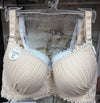 Premium lacy light paded bra with wired