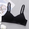 Teenagers Girl Cotton Underwear Bra Small Cup Wire Free Push up Sport Brassiere Lady Summer Thin Seamless Bras