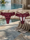 T-back Underwear Sexy Thong Panties Women Floral Lace Seamless Thongs G-string Panty Invisible Women's Panties ( Pack Of Three )