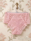 Intricate floral lace paired with side-tie detailing for the ultimate feminine charm a ( Pack OFF Three )