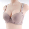 Women's Comfortable Seamless Breathable Push-up Bra with Halter Strap