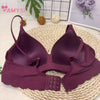 High Quality Triangle Cup Girls' Bra Wireless Fashion
Women's Breathable Solid Color Smooth Bra Thin Sexy Summev
