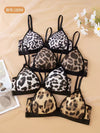 Leopard Print Seemless Bra & Panty Set