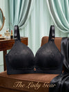 Embossed florals, rich bronze tones, and a touch of sparkle. What's not to love?
Supportive Wide Straps: Designed with wide, smooth, satin-finish straps that distribute weight evenly for ultimate comfort and lift.