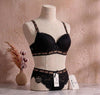 Lingerie Vendors Female Girl's Lace Panty Bra Letter Print
Women's 2 Piece Set Sexy Lingeries