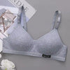 Teenagers Girl Cotton Underwear Bra Small Cup Wire Free Push up Sport Brassiere Lady Summer Thin Seamless Bras