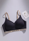 Factory Custom Logo Bra for Adults Comfortable Seamless Brassiere Adjustable Strap Wire-Free Thin Cup Sports Bra BH Sujetadores