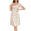 Hot Selling Soft Breathable V-Neck Short Sleeve Women Cozy Sleep Dress