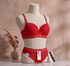 Lingerie Vendors Female Girl's Lace Panty Bra Letter Print
Women's 2 Piece Set Sexy Lingeries